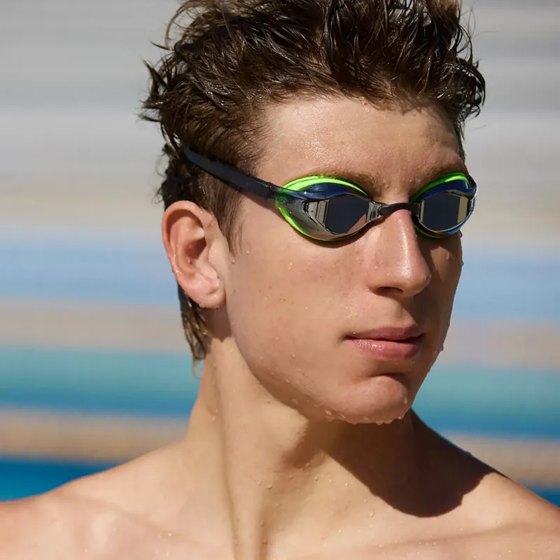 Funky XT Machine Mirror Goggle Green Team-5