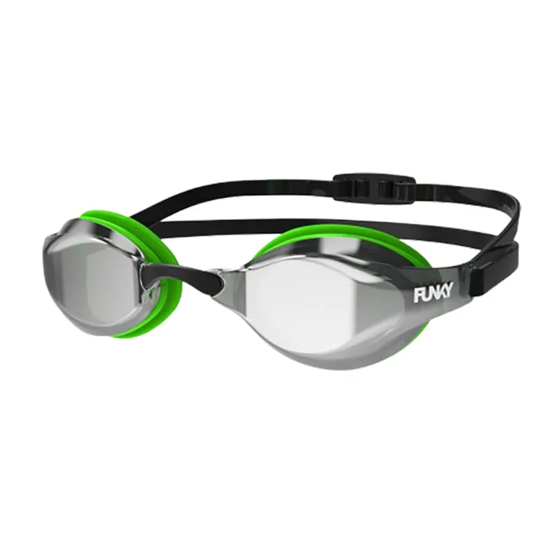 Funky XT Machine Mirror Goggle Green Team-4