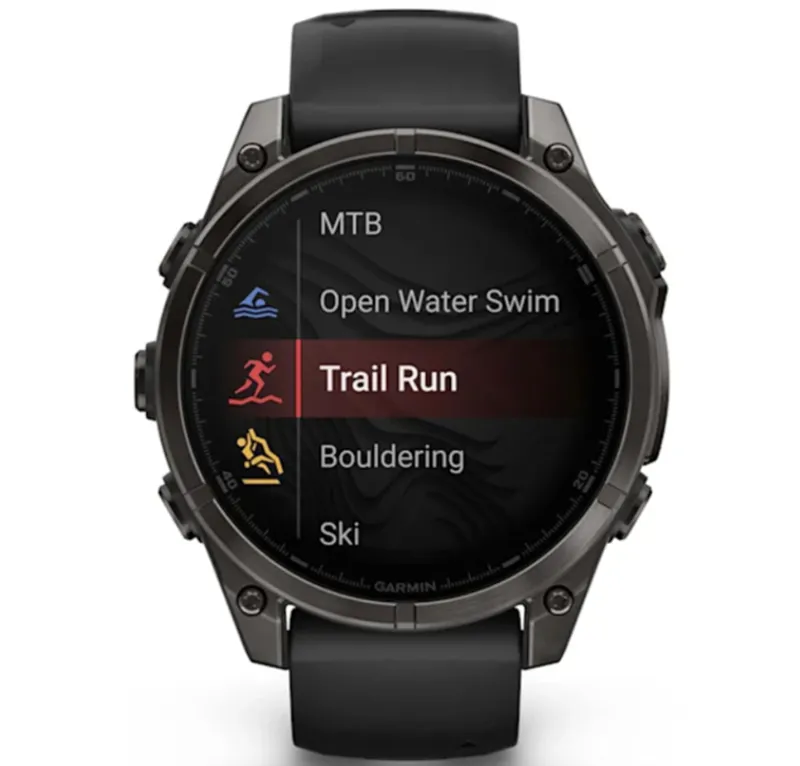 Garmin Fenix 8 47mm AMOLED Sapphire Carbon Grey Titanium/Black/Pebble Grey Band-6