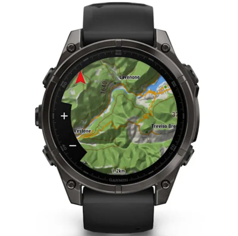 Garmin Fenix 8 47mm AMOLED Sapphire Carbon Grey Titanium/Black/Pebble Grey Band-5