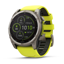 Garmin Fenix 8 51mm Solar Sapphire Titanium with Amp Yellow/Graphite silicone band