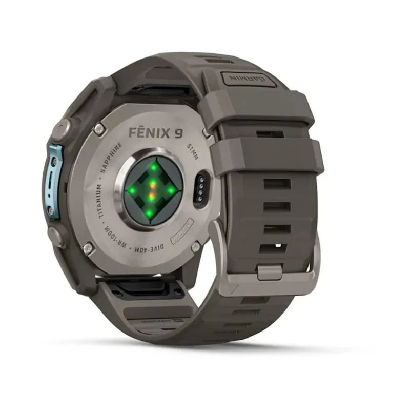 Garmin Fenix 9 51mm Titanium Pebble Grey-10