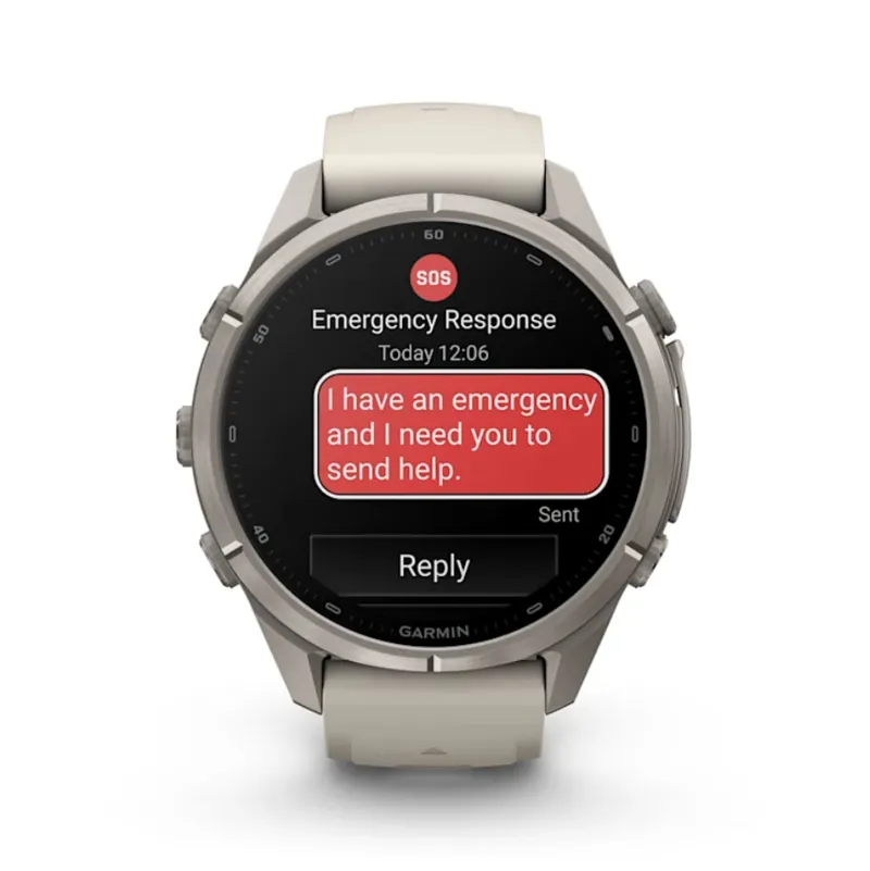 Garmin Fenix 9 Pro InReach 43mm Fog/Dark Sandstone-6