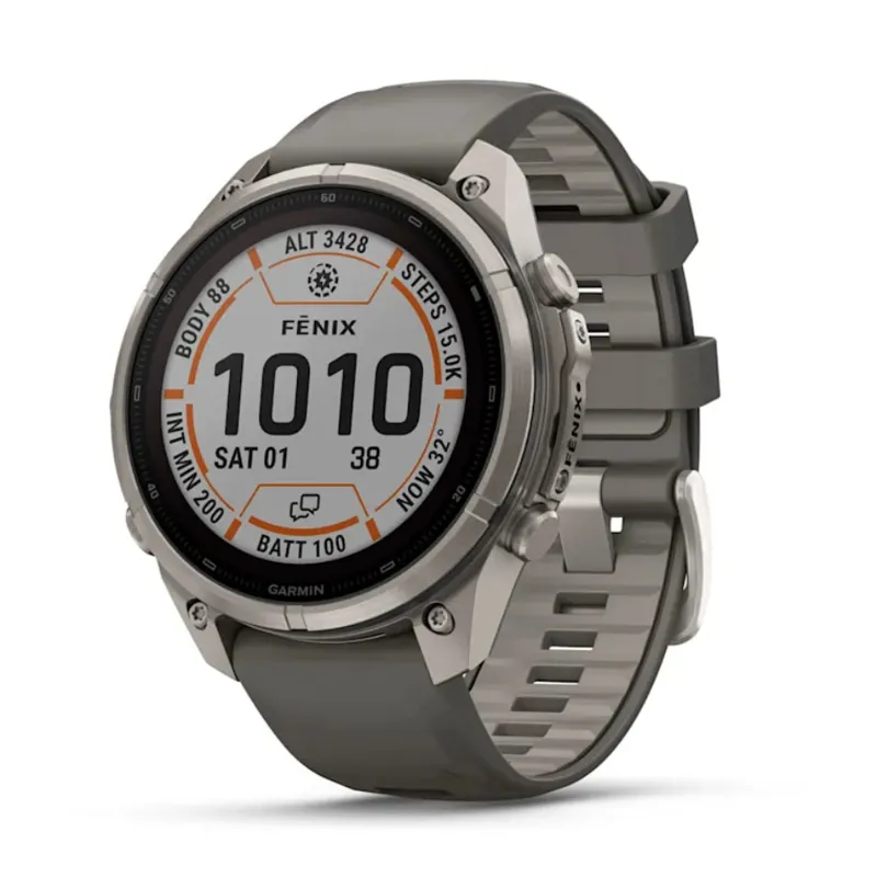 Garmin Fenix 9 Pro InReach Solar 47mm Pebble/Silver