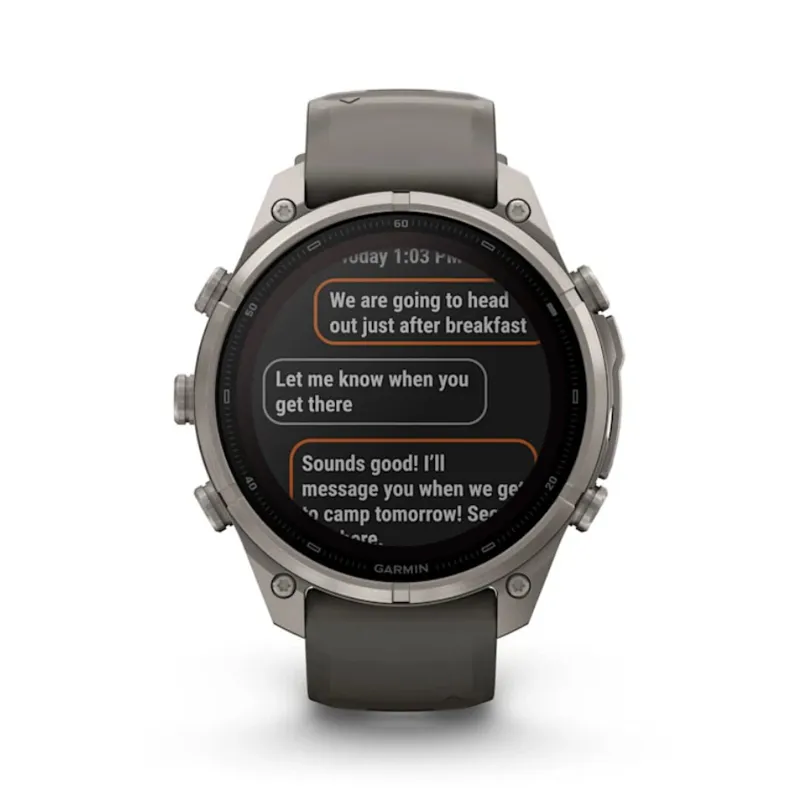 Garmin Fenix 9 Pro InReach Solar 47mm Pebble/Silver-8