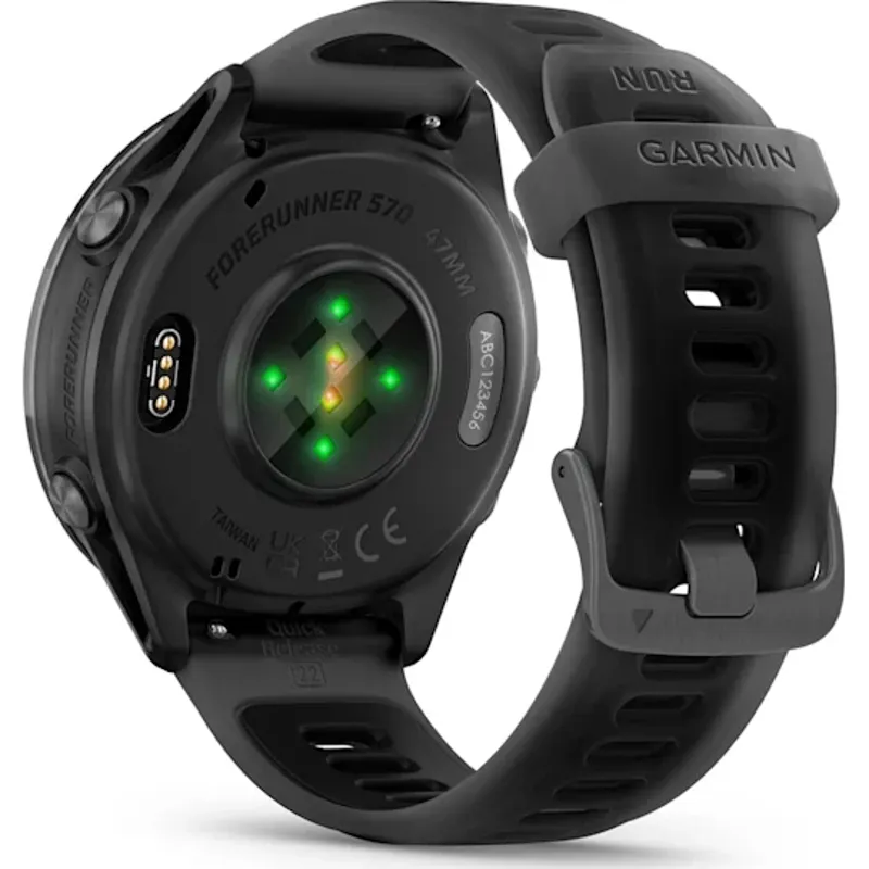 Garmin Forerunner  570 47mm Slate Grey Aluminium with Translucent Black/Black Band-4