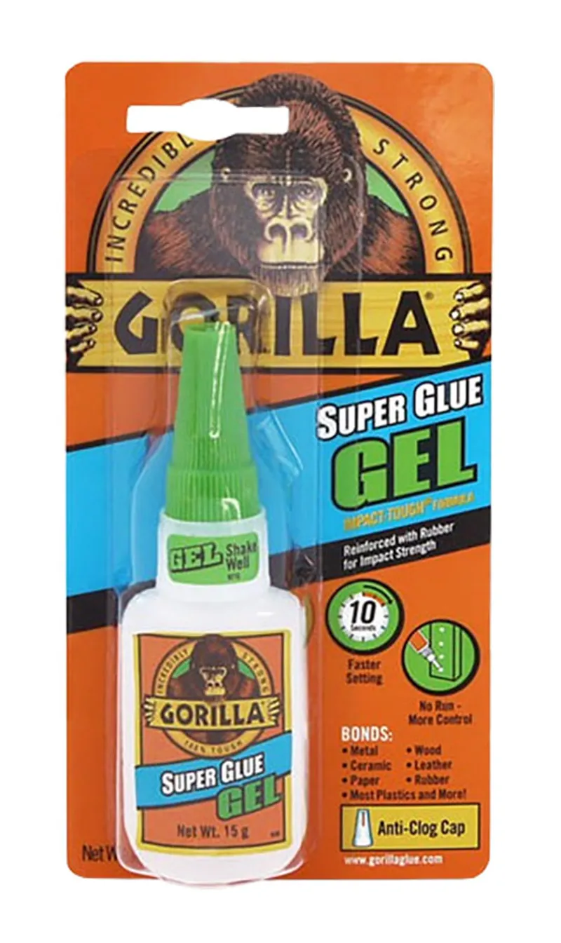 Gorilla Superglue Gel 15g Clear