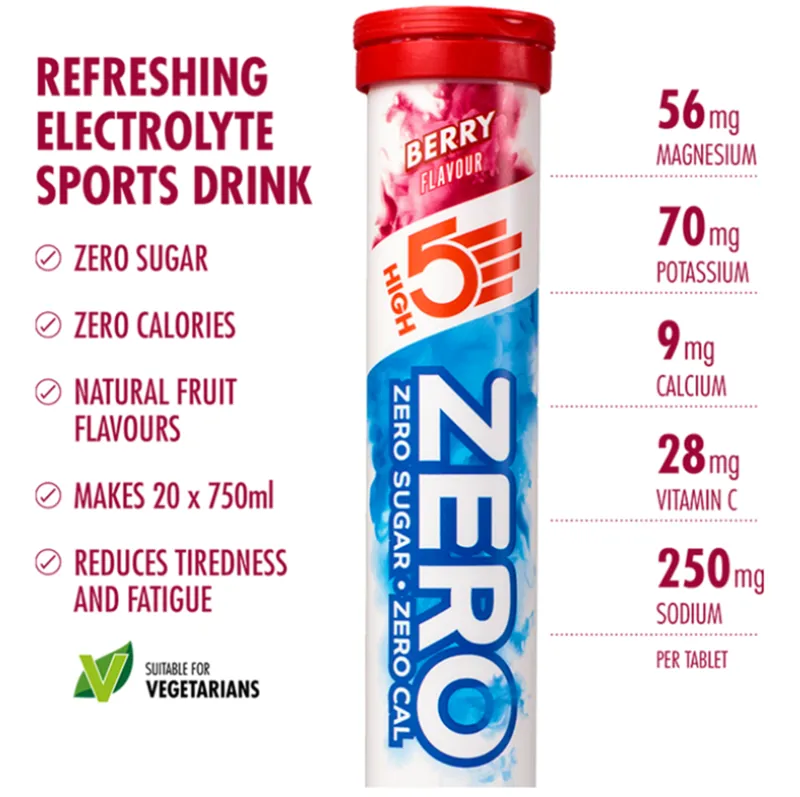 High 5 Zero Triple Pack Berry/Citrus/Tropical / 3 x 20 Tablets-2