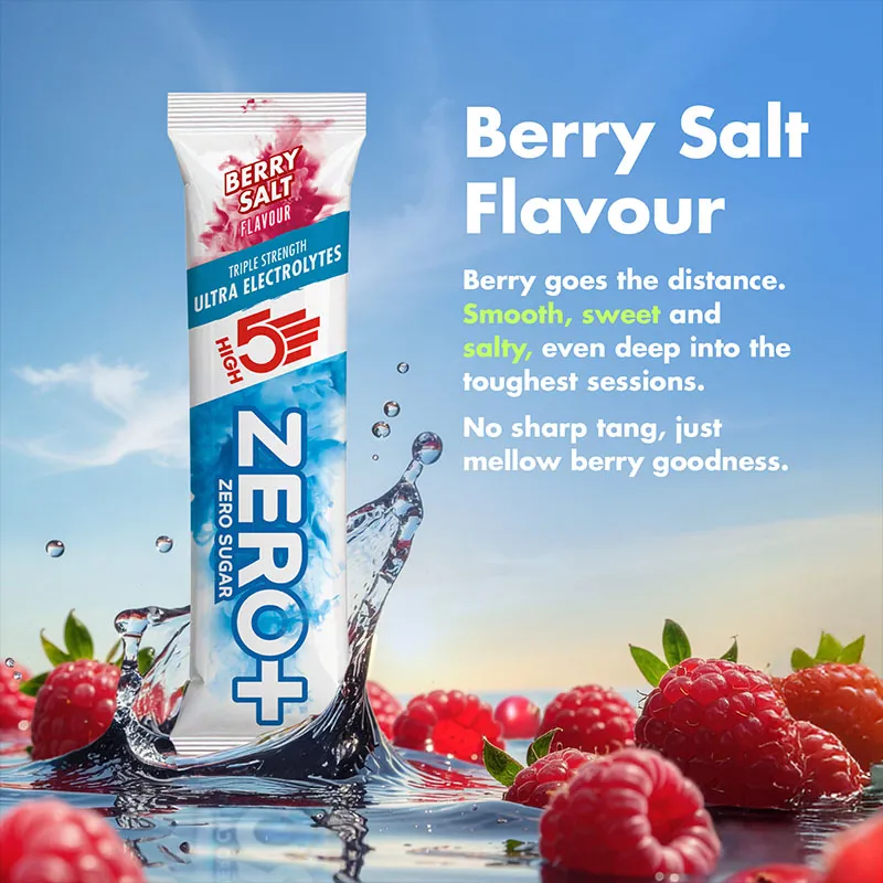 High 5 Zero+ Ultra Electrolytes Berry Salt 18g-2