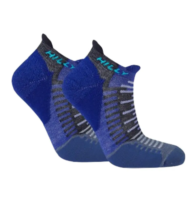 Hilly Active Socklet Min Cobalt/Black-2