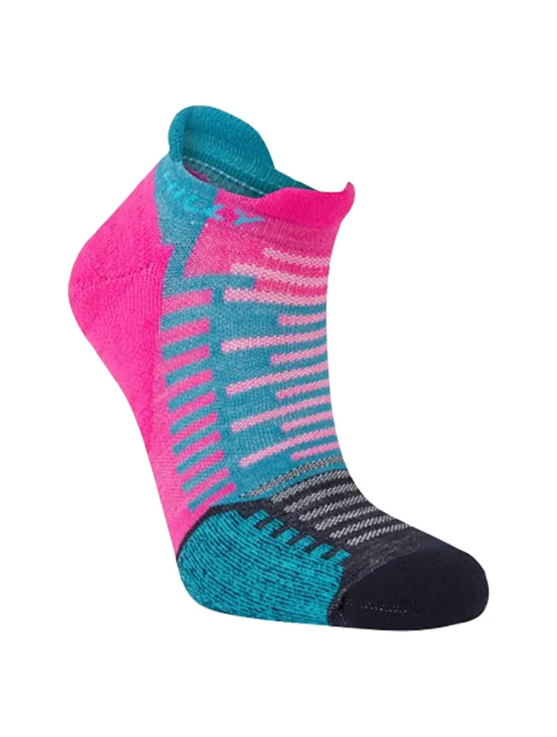 Hilly Active Socklet Min Fluo Pink/Teal-3