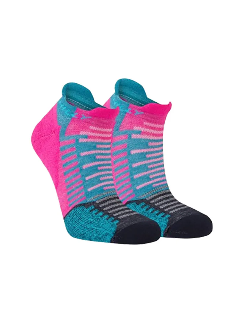Hilly Active Socklet Min Fluo Pink/Teal