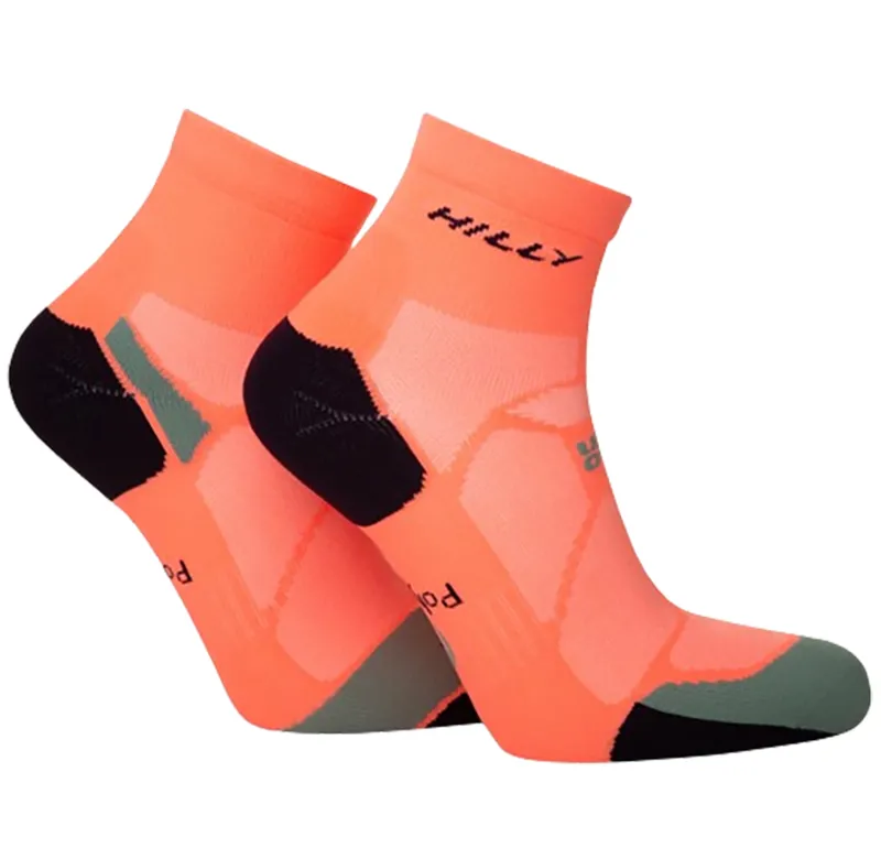 Hilly Marathon Fresh Anklet Neon Candy/Sage-1