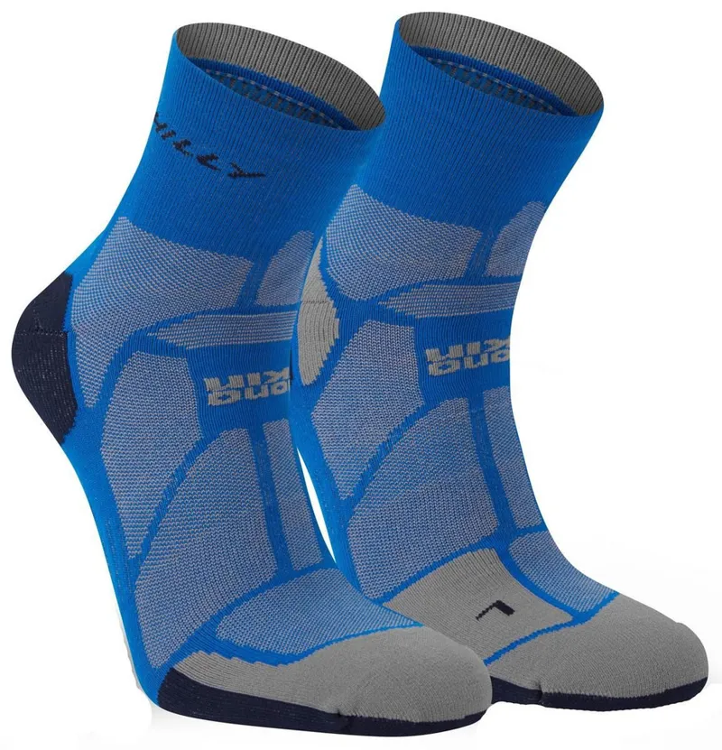 Hilly Marathon Fresh Anklet Socks Cobalt/Iron-3