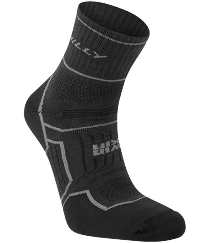 Hilly Twin Skin Anklet Socks Black/Anthracite-5
