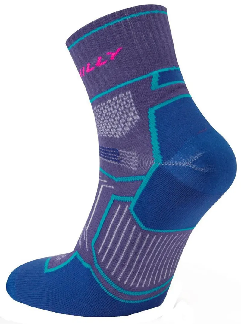 Hilly Twin Skin Anklet Socks Grape/Blue-1