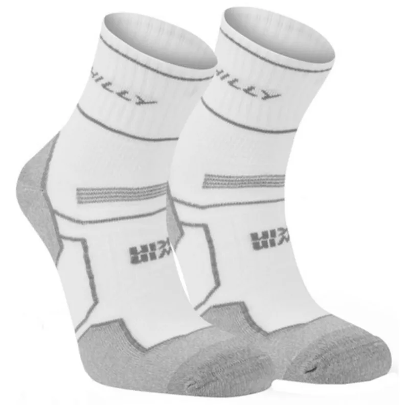 Hilly Twin Skin Anklet Socks White/Grey Marl-3