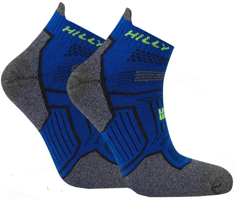 Hilly Twin Skin Socklet Med Cobalt/Grey Marl-5
