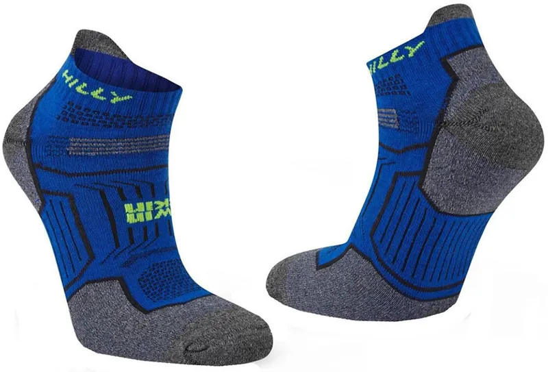 Hilly Twin Skin Socklet Med Cobalt/Grey Marl-4