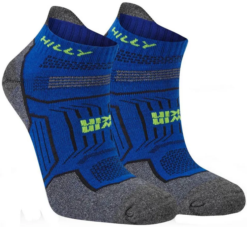 Hilly Twin Skin Socklet Med Cobalt/Grey Marl-3