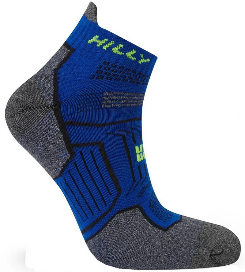 Hilly Twin Skin Socklet Med Cobalt/Grey Marl-2