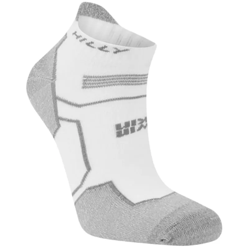 Hilly Twin Skin Socklet Med Socks White/Grey Marl-3