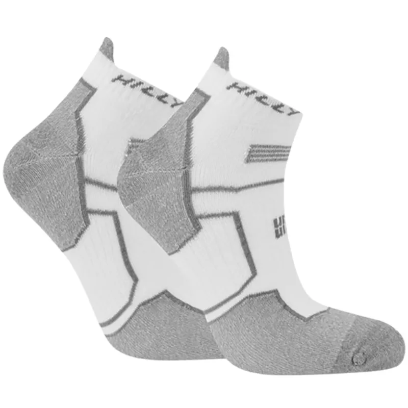 Hilly Twin Skin Socklet Med Socks White/Grey Marl-2