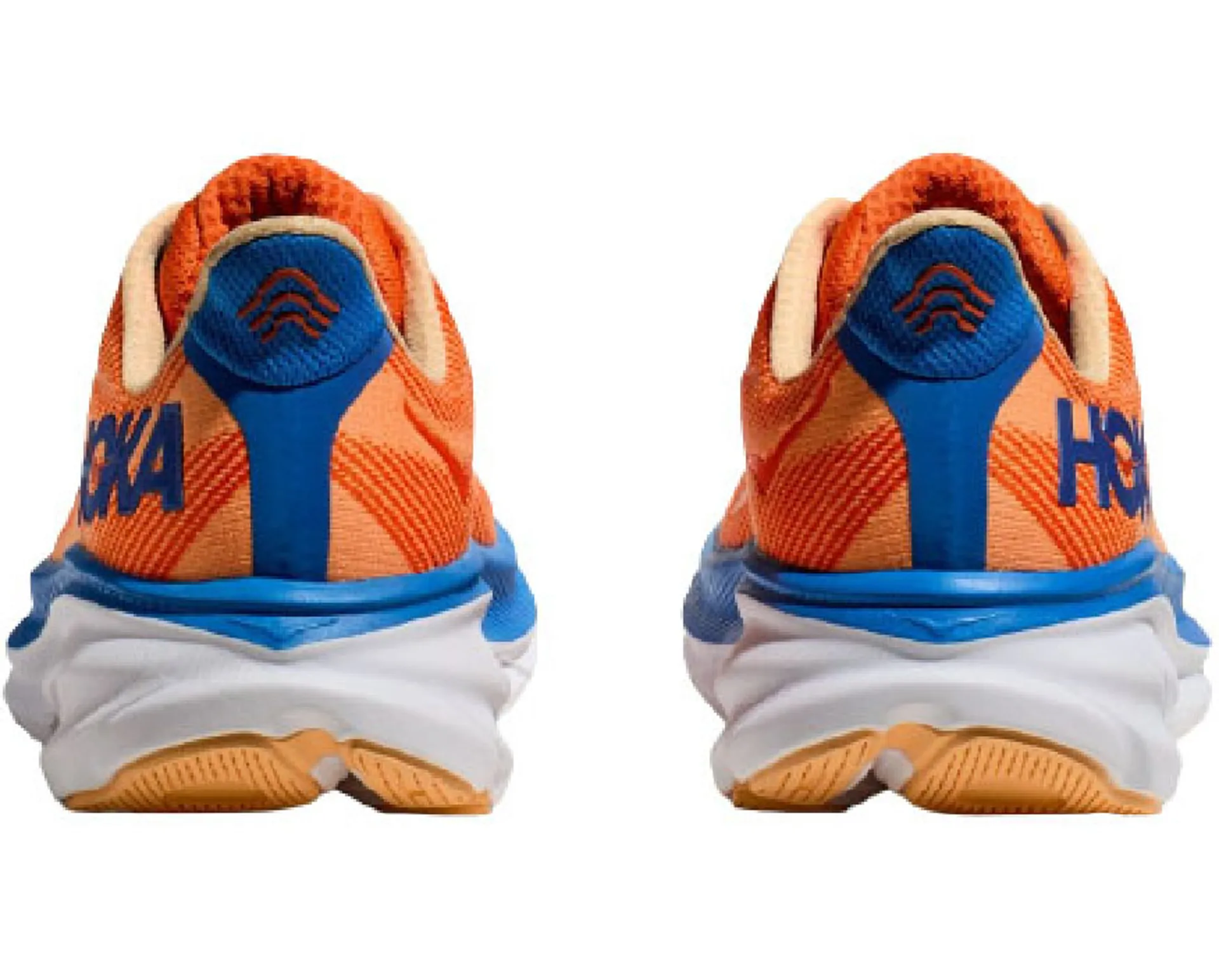 Hoka One One‎ Clifton 9 Orange Yellow 1132210-SLRL Men\'s Size 12 EE 2E MEN HOKA CLIFTON 9 RUNNING SHOES - Bright Orange  main image 3