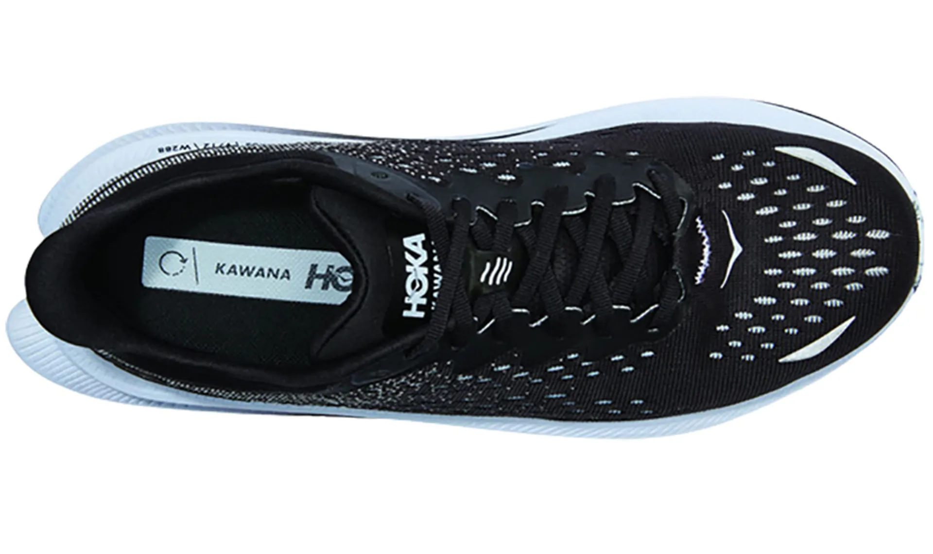 Hoka Kawana Shoes Mens 11 D Black White Daily Road Jogging Workout Lifestyle Hoka One One Kawana 2 1147930-BWHT Sneaker Men main image 2