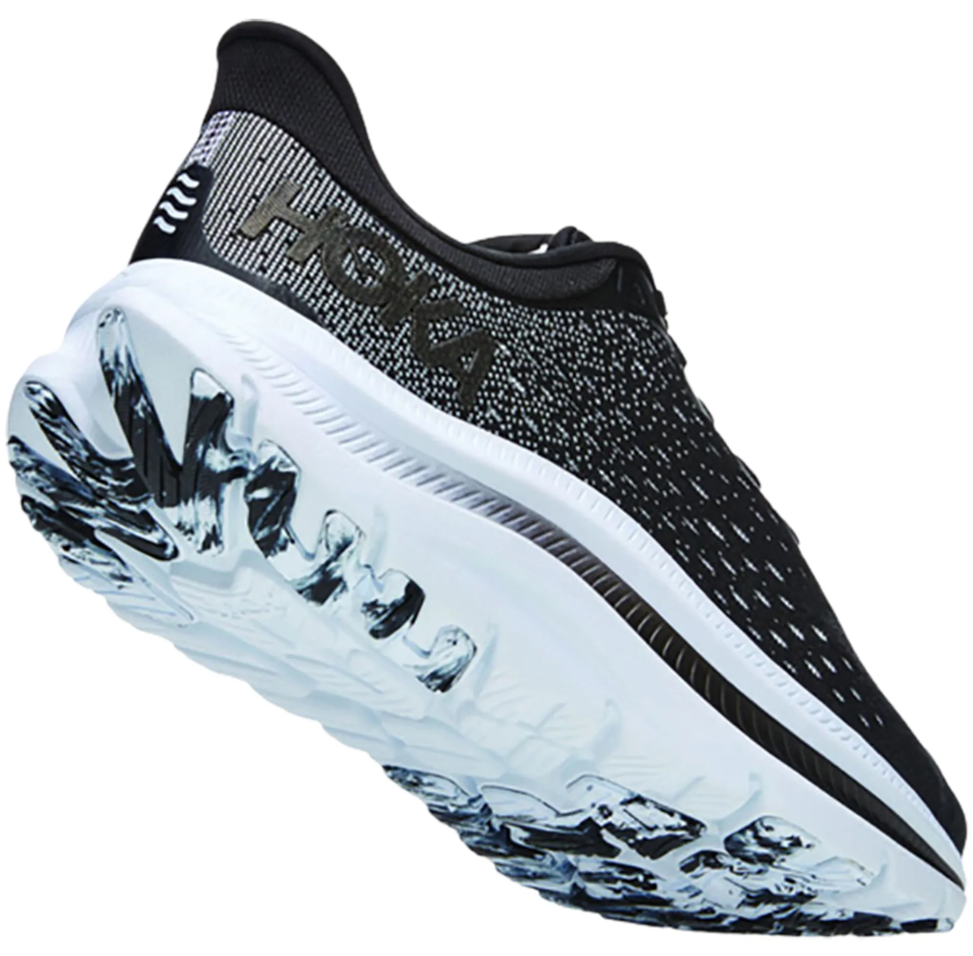 Hoka Kawana Shoes Mens 11 D Black White Daily Road Jogging Workout Lifestyle Hoka One One Kawana 2 1147930-BWHT Sneaker Men main image 4