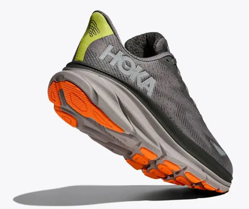 Hoka Men's Clifton 9 GTX Running Shoes Asphalt Grey/Gravel-3