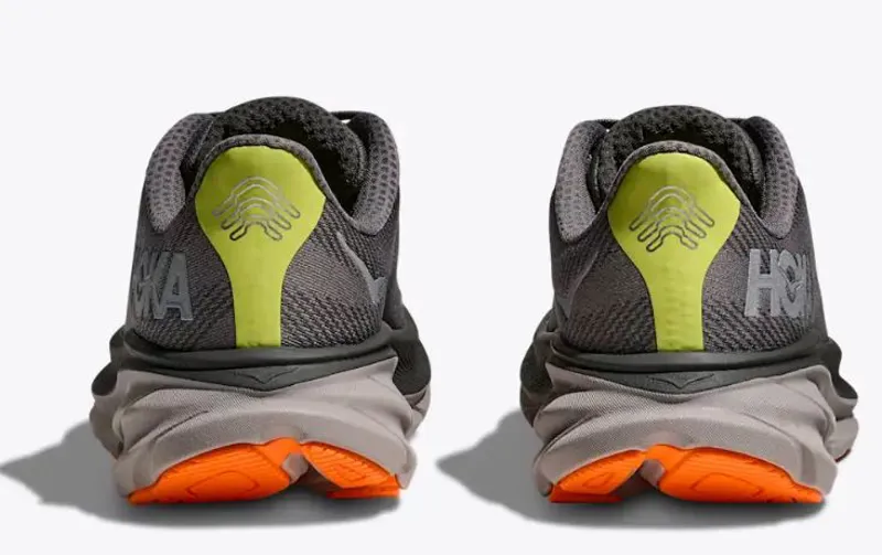 Hoka Men's Clifton 9 GTX Running Shoes Asphalt Grey/Gravel-4