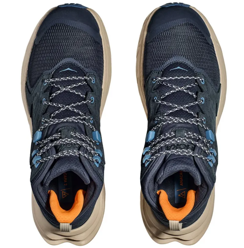 Hoka One One Men's Anacapa 2 Mid GTX Varsity Navy/Oat Milk-6