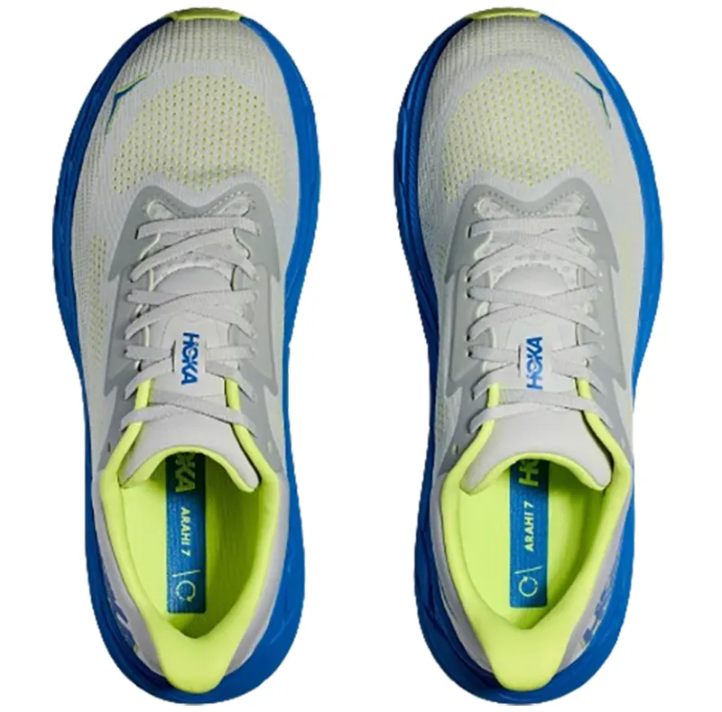 Hoka One One Men's Arahi 7 Stardust/Electric Cobalt-6