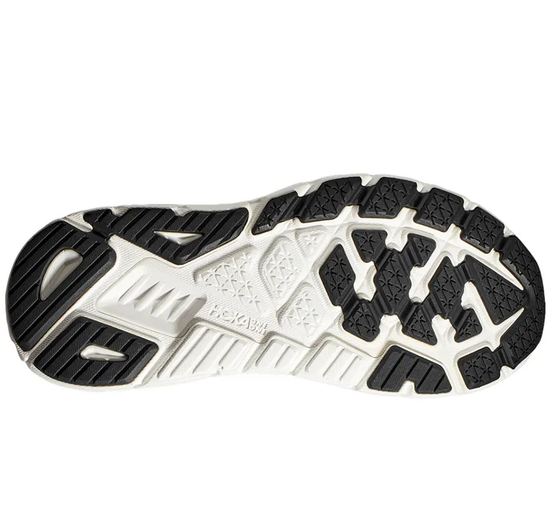 Hoka One One Men's Arahi 7 Running Shoes WIDE - Black/White-7