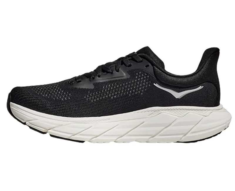 Hoka One One Men's Arahi 7 Running Shoes WIDE - Black/White-1