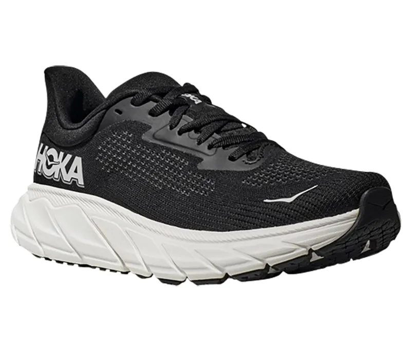 Hoka One One Men's Arahi 7 Running Shoes WIDE - Black/White-2