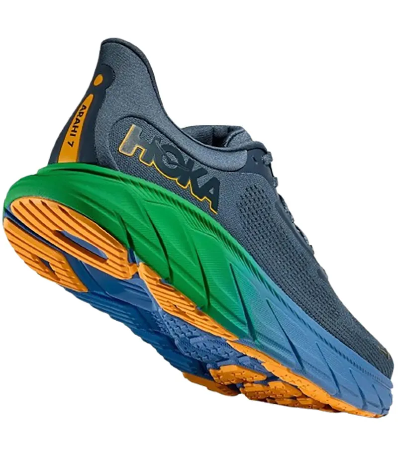 Hoka One One Men's Arahi 7 WIDE - Thunder Cloud/Stormy Skies-4