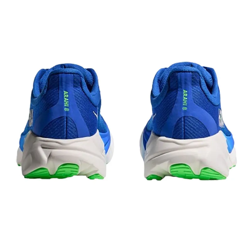 Hoka One One Men's Arahi 8 Cobalt Blue/Neon Green-5