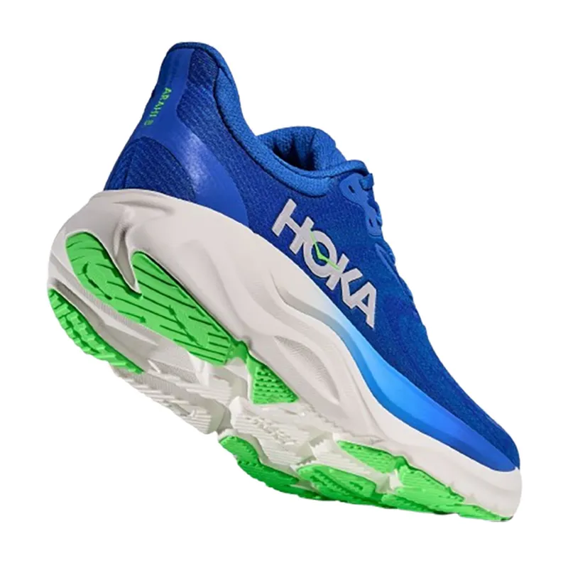 Hoka One One Men's Arahi 8 Cobalt Blue/Neon Green-4