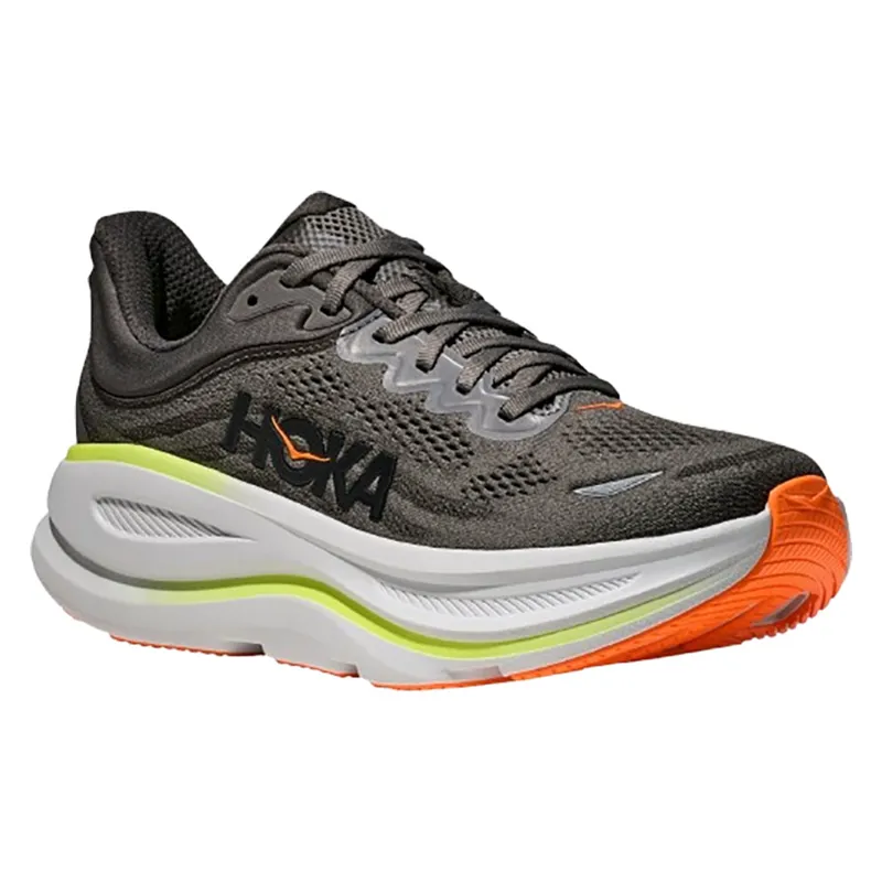 Hoka One One Men's Bondi 9 Asphalt Grey/Gravel-2
