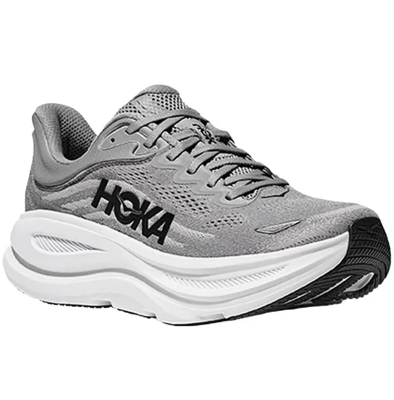 Hoka One One Men's Bondi 9 Galactic Grey/Stellar Grey-2