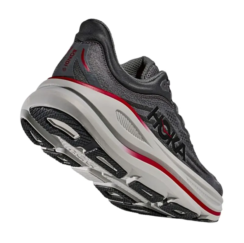Hoka One One Men's Bondi 9 Satellite Grey/Outer Orbit-4
