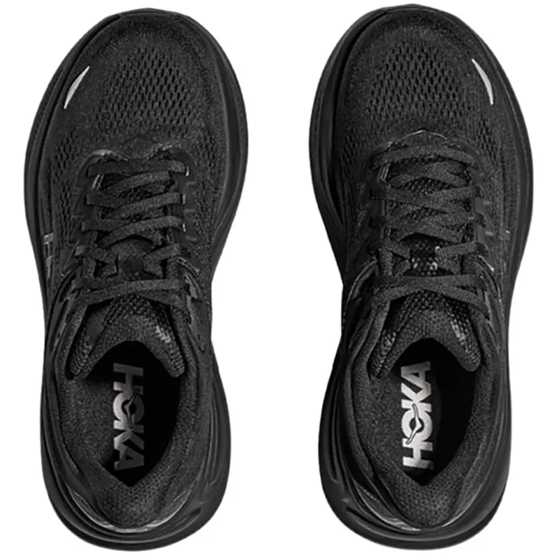 Hoka One One Men's Bondi 9 WIDE - Black/Black-6
