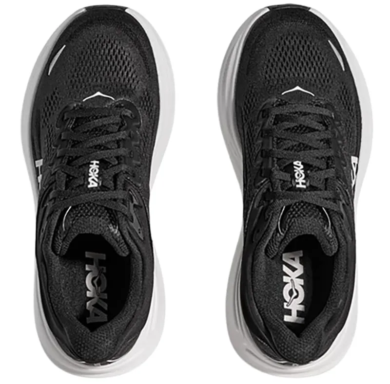 Hoka One One Men's Bondi 9 WIDE - Black/White-6
