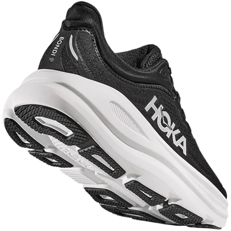 Hoka One One Men's Bondi 9 WIDE - Black/White-4