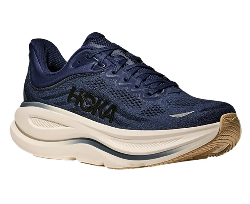 Hoka One One Men's Bondi 9 Wide Midnight Blue/Varsity Navy-2