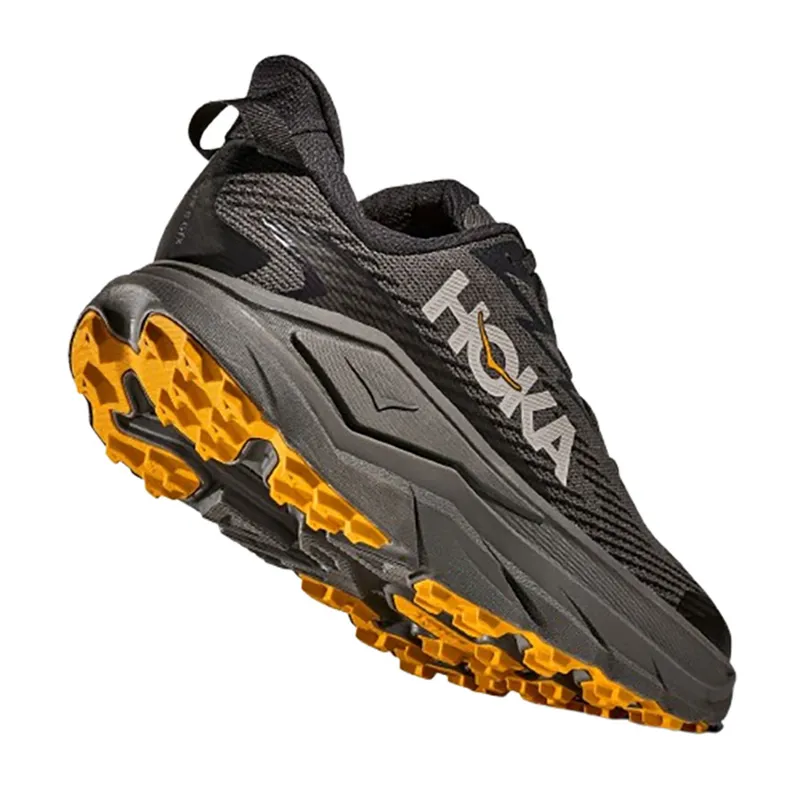 Hoka One One Men's Challenger 8 GTX Asphalt Grey/Varsity Yellow-4