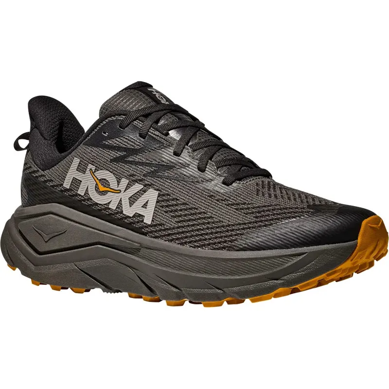 Hoka One One Men's Challenger 8 GTX Asphalt Grey/Varsity Yellow-2