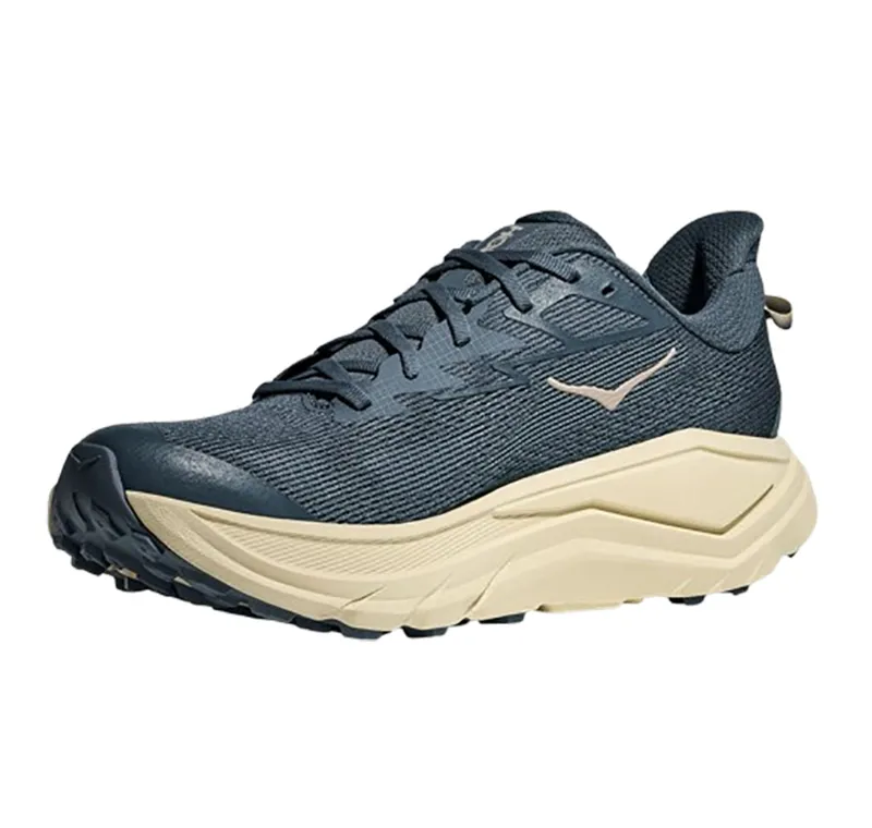 Hoka One One Men's Challenger 8 Wide Faded Navy/Pampas Grass-3